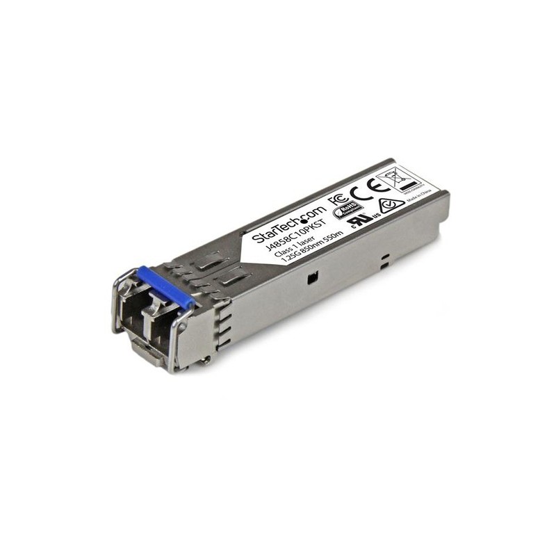 StarTech TRANSCEPTOR GIGABIT FIBER SFP J4858C COMPATIBLE MM LC 10 UNID