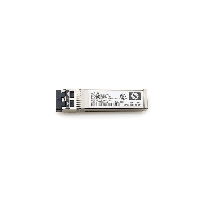 HP 8GB SHORT WAVE FC SFP+ 1 PACK