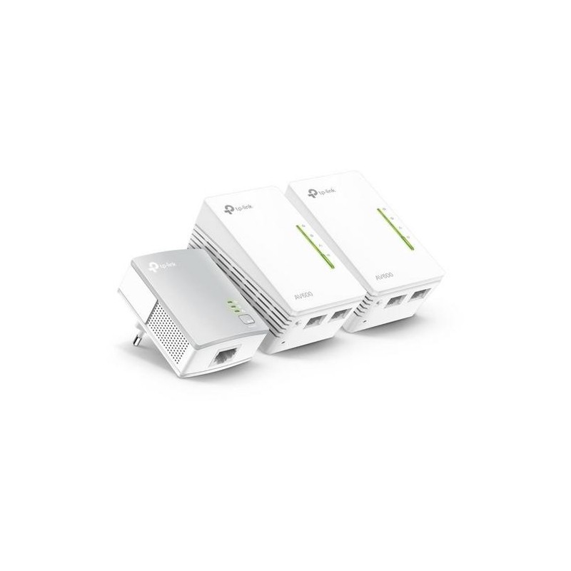 TP-Link EXTENSOR WIFI AV500 2 PUERTOS POWERLINE TL-WPA4220 Y TL-PA4010