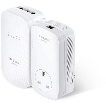 TP-Link EXTENSOR INALÁMBRICO KIT AV1200 GIGABIT POWERLINE 1200MB 3 PU