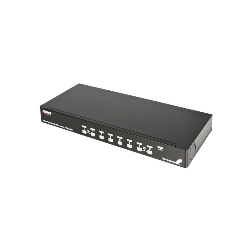 StarTech CONMUTADOR KVM DE 8 PUERTOS 1U MONTAJE EN RACK VGA USB PS/2