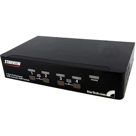 StarTech CONMUTADOR SWITCH KVM 4 PUERTOS DISPLAYPORT USB CON AUDIO