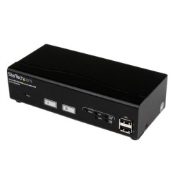 StarTech SWITCH CONMUTADOR KVM 2 PUERTOS DVI USB CONMUTADO RAPIDO DDM