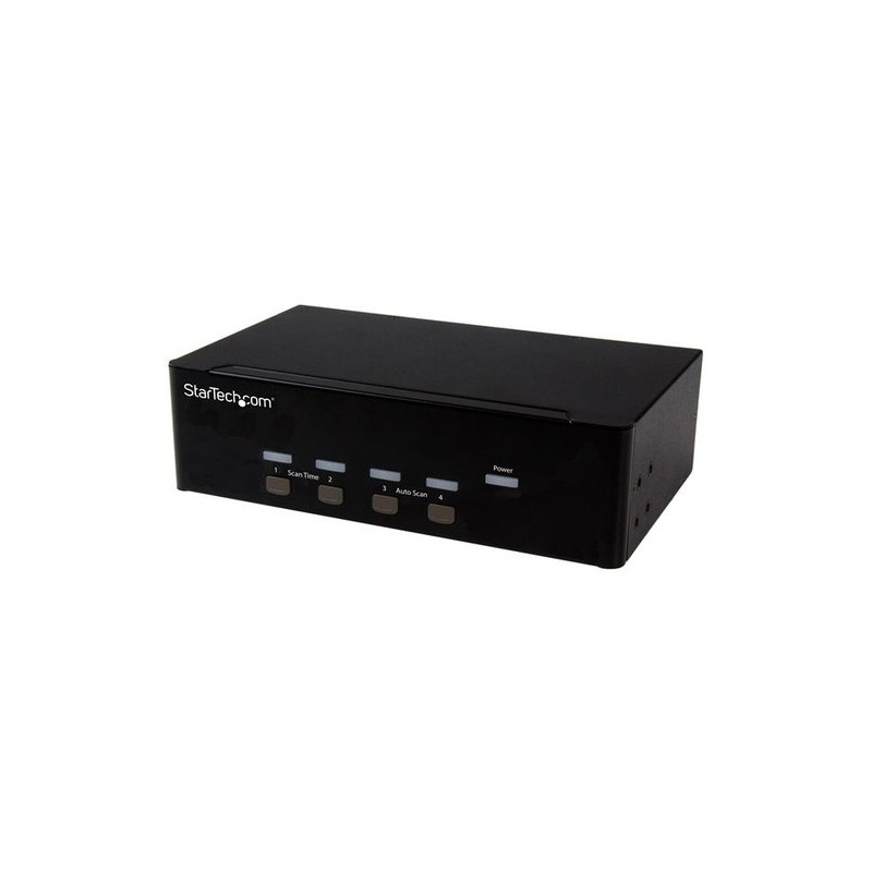 StarTech DUAL VGA KVM SWITCH CON AUDIO Y USB HUB 4 PUERTOS USB 2.0