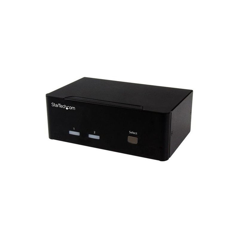 StarTech DUAL VGA KVM SWITCH CON AUDIO USB HUB 2 PUERTOS USB 2.0