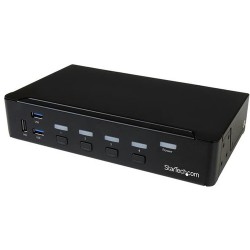 StarTech DISPLAYPORT KVM SWITCH - 4 PUERTOS BUILT-IN USB 3.0 HUB-4K