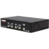 StarTech CONMUTADOR SWITCH KVM 4 PUERTOS DVI DOBLE ENLACE AUDIO USB 2.