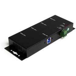 StarTech CONCENTRADOR HUB INDUSTRIAL USB 3.0 4 PUERTOS SOPORTES MONTAJ