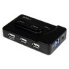 StarTech CONCENTRADOR HUB LADRON 2X USB 3.0 4X USB 2.0 1X PUERTO CARGA