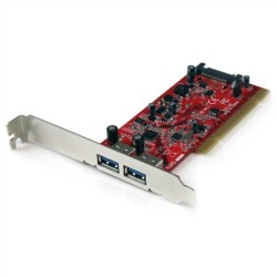 StarTech TARJETA PCI 2 PUERTOS USB 3.0 SUPERSPEED HUB INTERNO