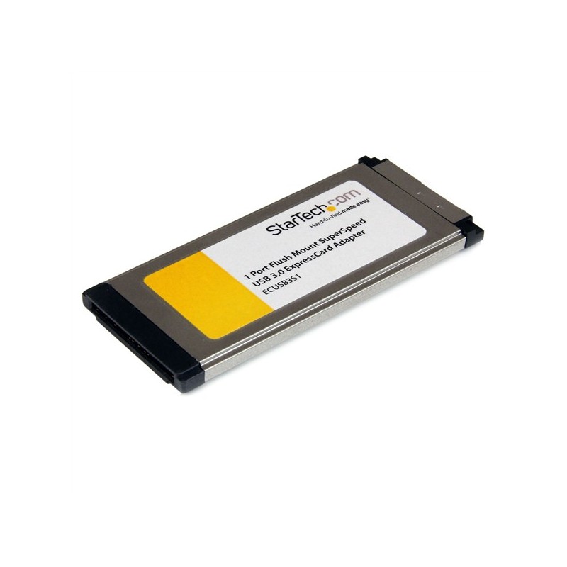 StarTech 1 PUERTO FLUSH MOUNT EXPRESSCARD SUPERSPEED USB 3 CARD ADAPTA