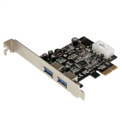 StarTech TARJETA PCI EXPRESS 2 PUERTOS CON USB 3.0 FUENTE MOLEX UASP