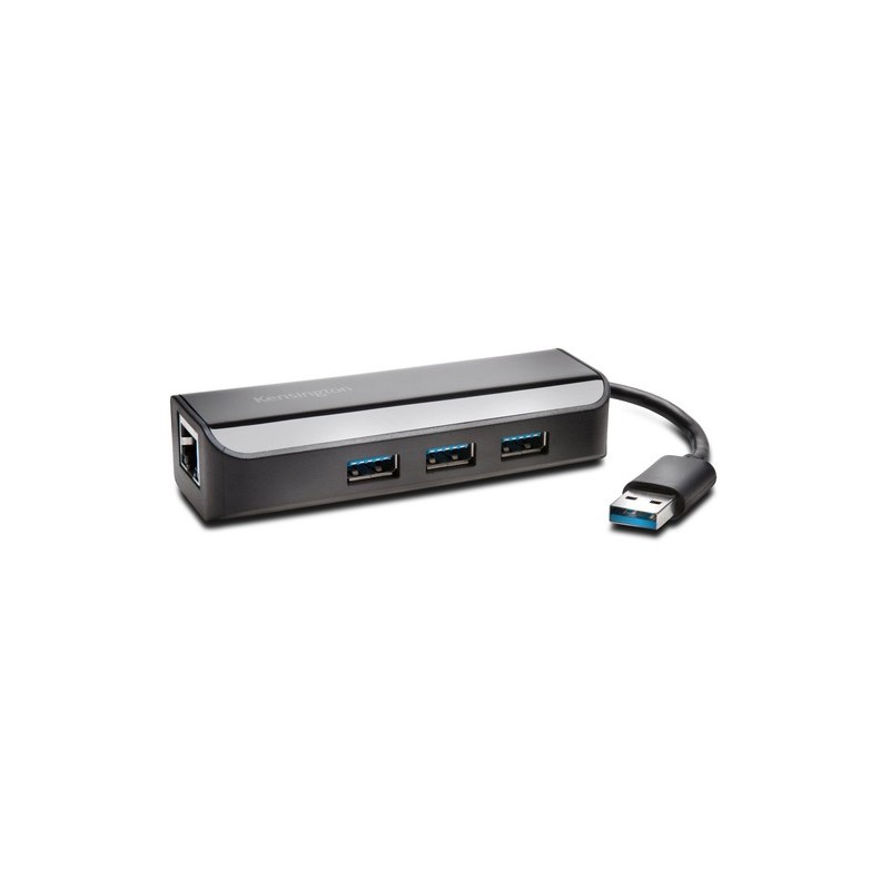 Kensington UA3000E USB 3.0 A ADAPTADOR ETHERNET CON USB HUB