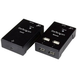 StarTech 4 PUERTOS USB 2.0 EXTENSOR - HASTA 39.6MTS SOBRE CAT5 - 50 MT