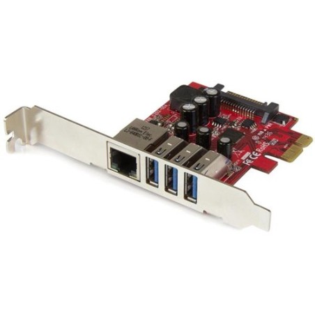 StarTech 3 PUERTOS PCIE USB 3.0 TARJETA ADAPTADORA USB 3STANDARD PERFI