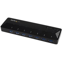 StarTech 7 PUERTOS USB 3.0 5GBPS HUB PLUS 2X2.4A DEDICATED FAST CHARGE