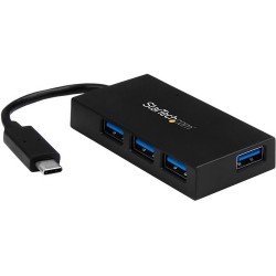 StarTech 4 PUERTOS USB C HUB CON ADAPTADOR DE CORRIENTE TIPO C A TIPO 