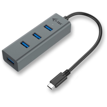 i-TEC HUB 4 PUERTOS USB-C METAL