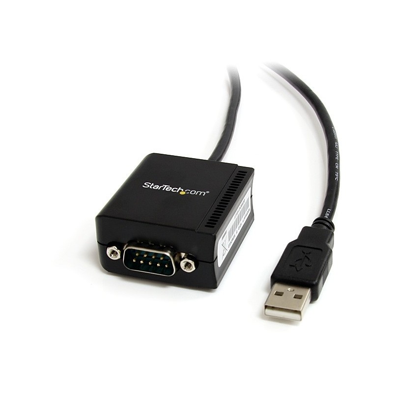 StarTech ADAPTADOR USB A 1 PUERTO SERIE RS232 FTDI AISLAMIENTO OPTICO