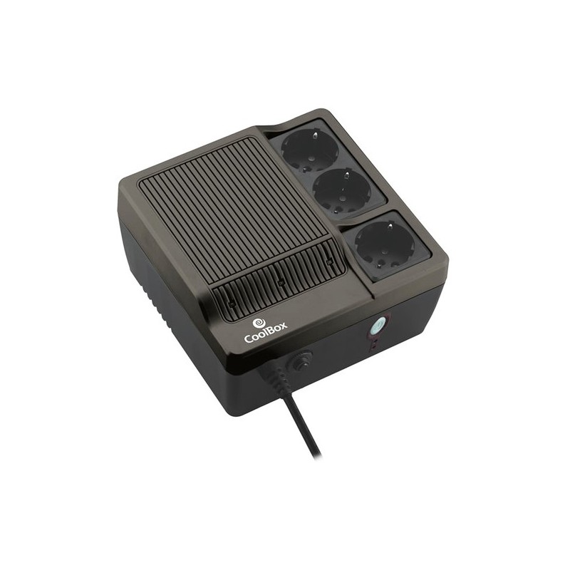 Coolbox SAI SCUDO-600 NEGRO 600VA 300W