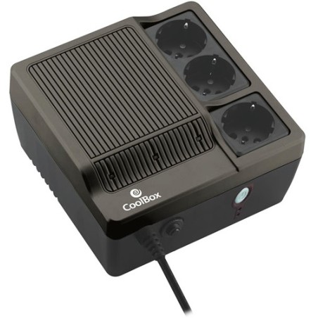 Coolbox SAI SCUDO-600 NEGRO 600VA 300W