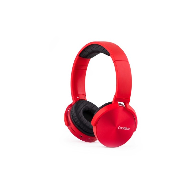 Coolbox AURICULARES BLUETOOTH COOLMETAL ROJO