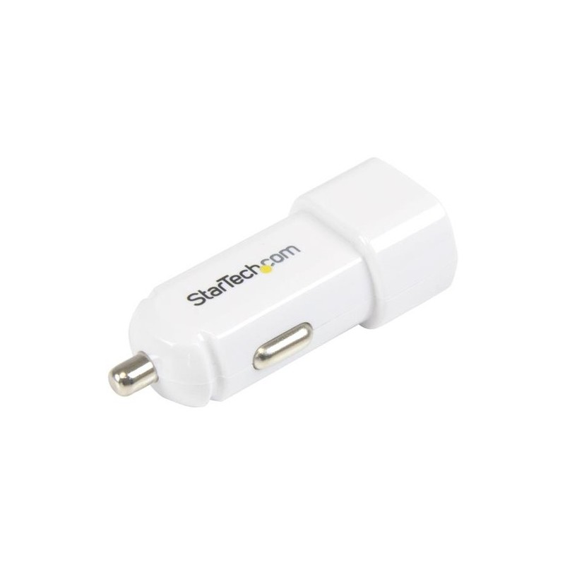 StarTech BLANCO DUAL USB CARGADOR DE COCHE APPLE Y ANDROID DEVICES 17C