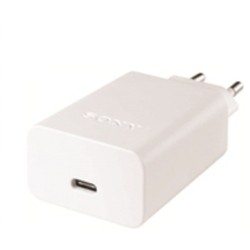 Sony ADAPTADOR DE CA USB 1 PUERTO 3.0A BLANCO INCLUÍDO CABLE USB-C