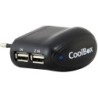 Coolbox CARGADOR USB 110-240V UX2 2 PUERTOS