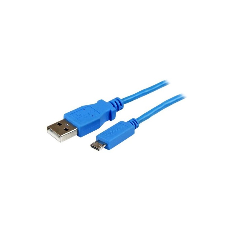 StarTech CABLE CARGADOR TELÉFONO 1M USB A MICRO USB AZUL