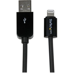 StarTech CABLE 1M LUZ APPLE IPOD IPAD IPHONE 5 A USB 2.0 NEGRO