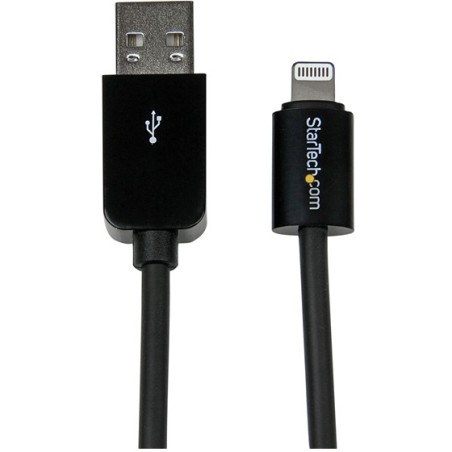 StarTech CABLE 2M LUZ APPLE IPOD IPAD IPHONE 5 A USB 2.0 NEGRO