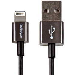 StarTech 1M METAL LUZ A CABLE USB-APPLE MFI CERTIFICADO