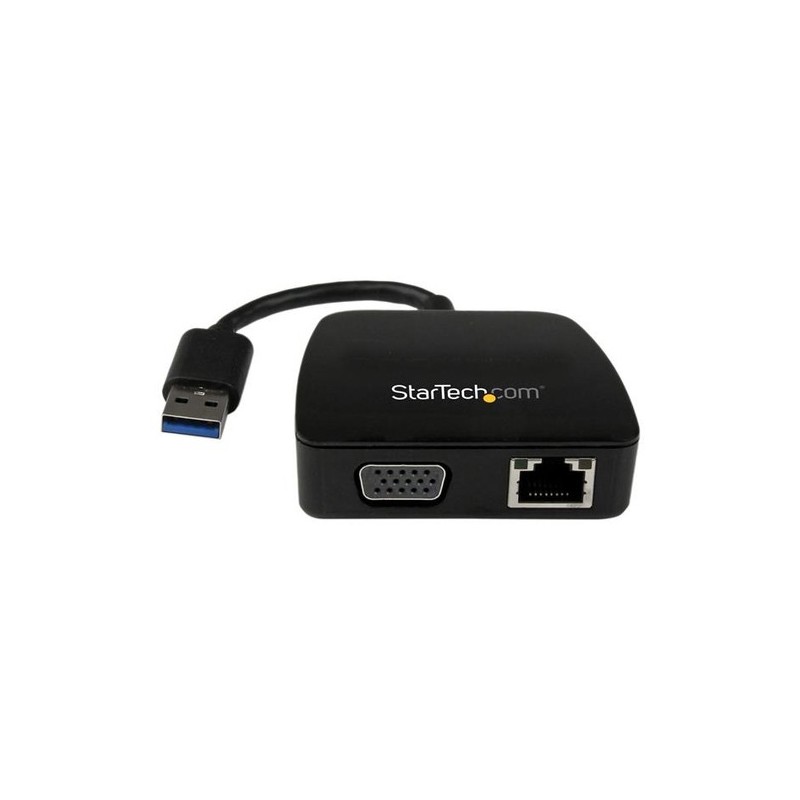 StarTech USB3 PORTÁTIL PORTABLE DOCK - USB A VGA Y GBE MINI DOCK STAT