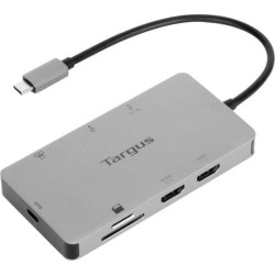 Targus BASE DE CONEXIÓN 100W POWER PASS-THRU USB-C UNIVERSAL DUAL HDM