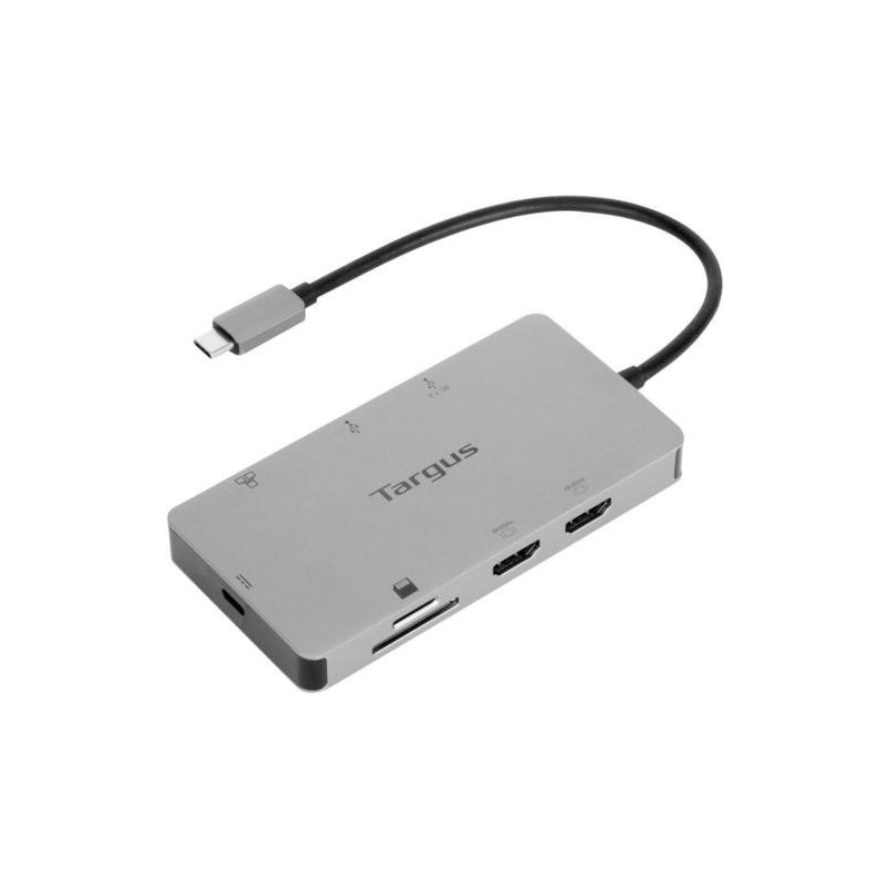 Targus BASE DE CONEXIÓN 100W POWER PASS-THRU USB-C UNIVERSAL DUAL HDM