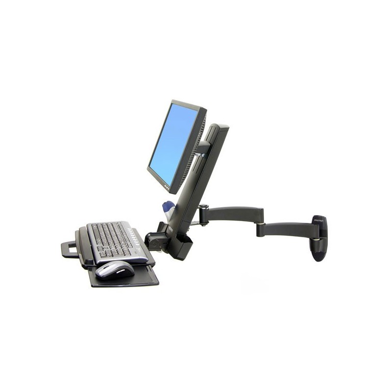 Ergotron 200 SERIES COMBO ARM MONTAJE EN PARED NEGRO