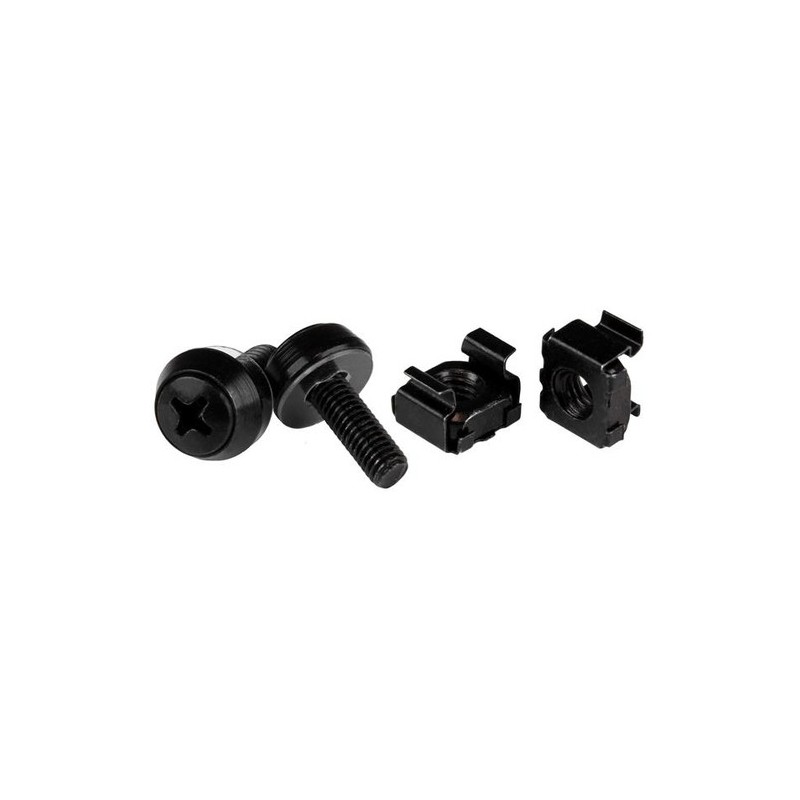 StarTech 100 UNIDADES DE TORNILLOS M5 M5 TUERCAS DE ALOJAMIENTO 12MM N