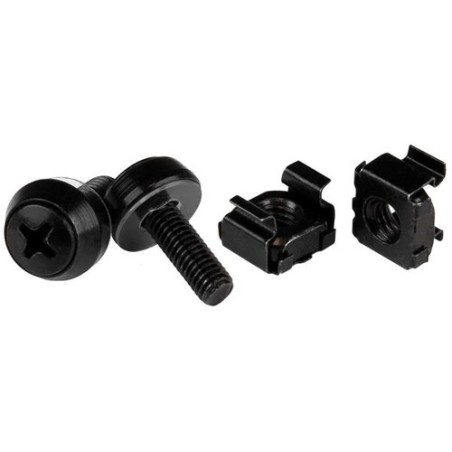 StarTech 100 UNIDADES DE TORNILLOS M5 M5 TUERCAS DE ALOJAMIENTO 12MM N