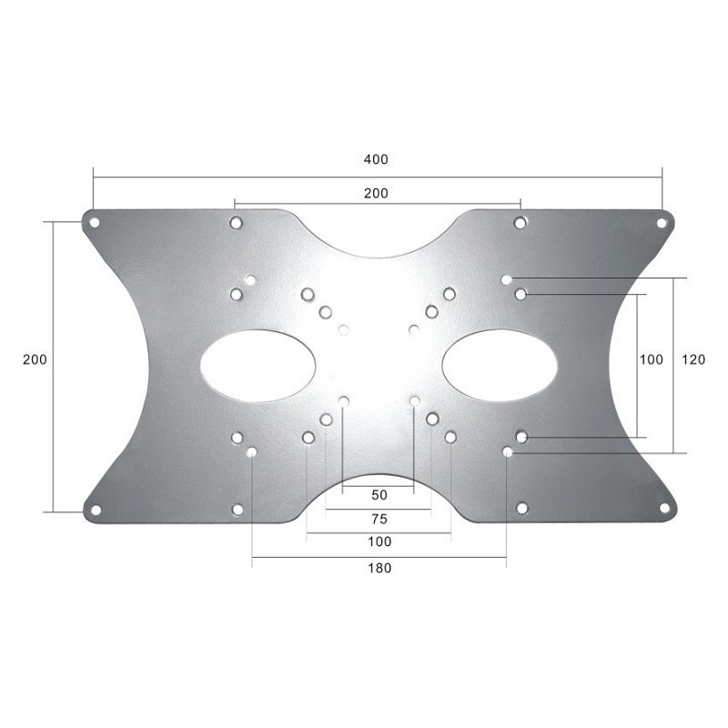 Newstar PLACA ADAPTADORA VESA 22 - 52 50X50 MM400X200 MM