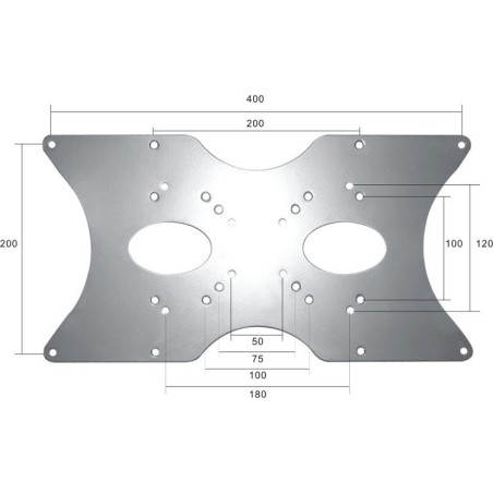 Newstar PLACA ADAPTADORA VESA 22 - 52 50X50 MM400X200 MM