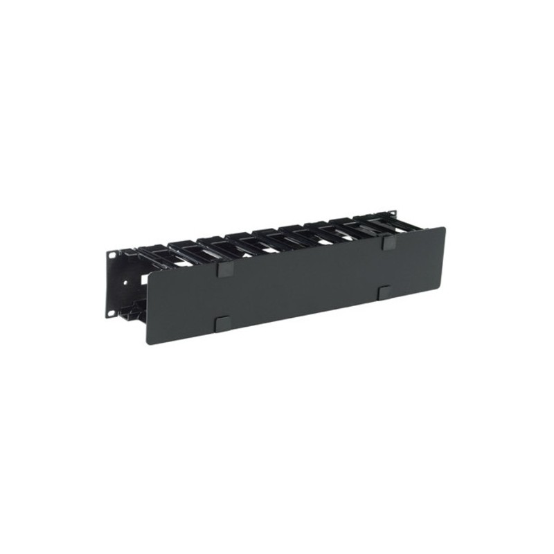 APC ORGANIZADOR HORIZONTAL DE CABLES 2U CON TAPA