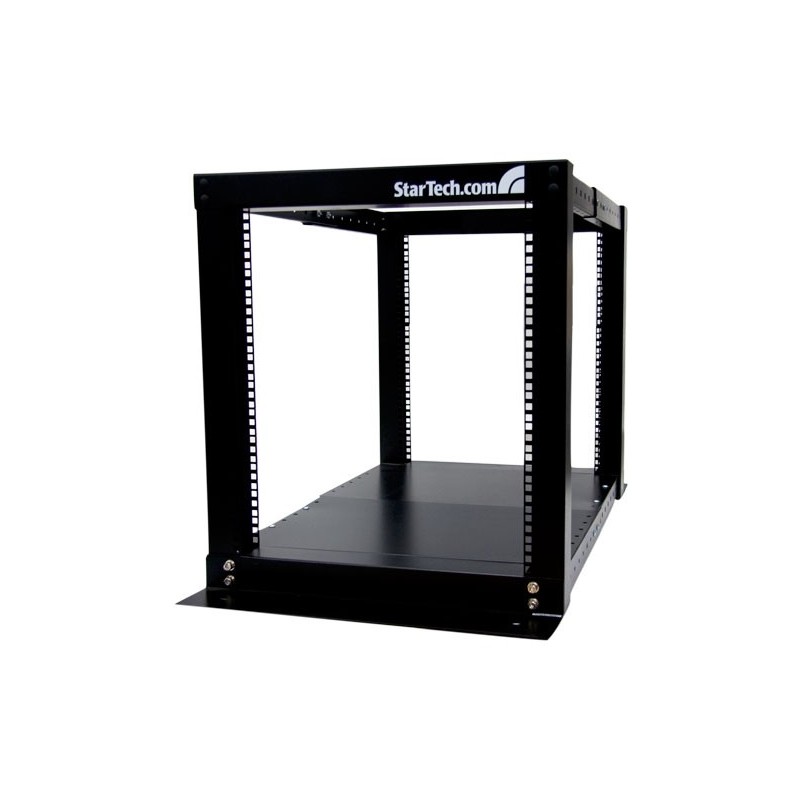 StarTech RACK ARMARIO ABIERTO MONTAJE EN PISO 4 COLUMNAS 12U AJUSTABLE