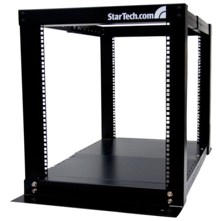 StarTech RACK ARMARIO ABIERTO MONTAJE EN PISO 4 COLUMNAS 12U AJUSTABLE