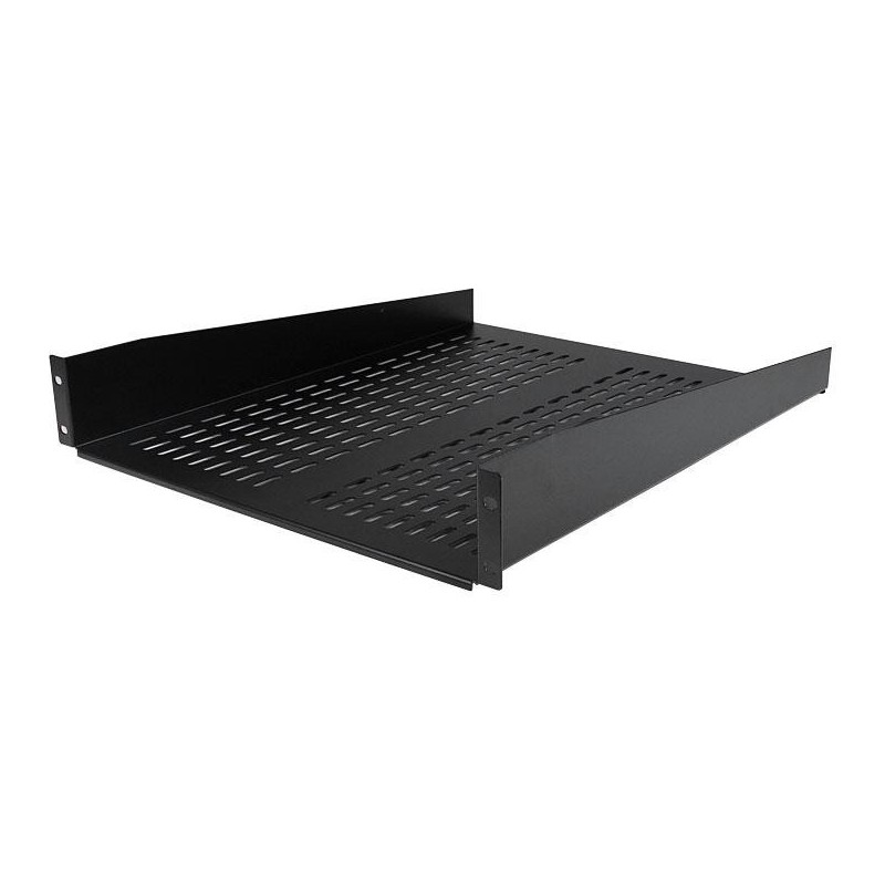 StarTech ESTANTE BANDEJA FIJA PARA RACK RANURADA 2U 22 PULGADAS 22KG