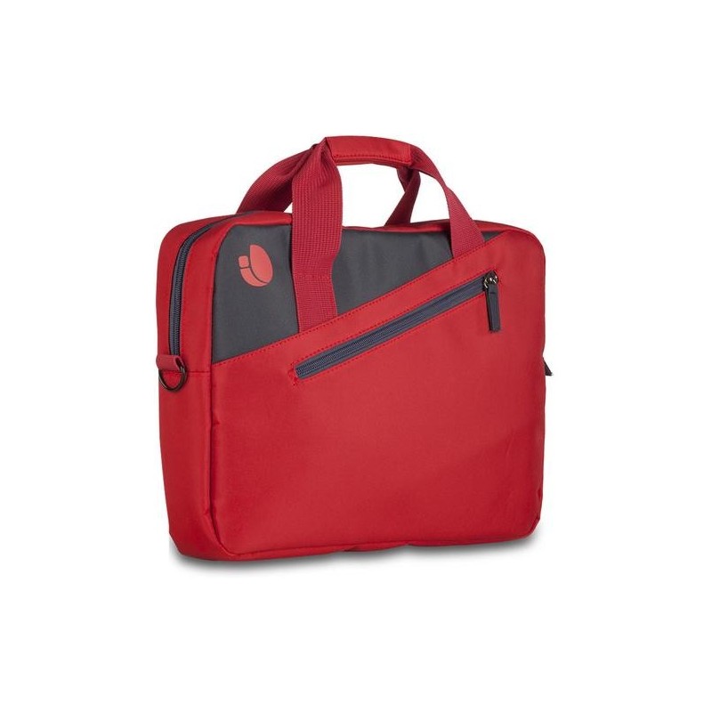 NGS MALETIN PORTATIL 15.6" ROJO CON BOLSILLO EXTERIOR