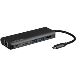 StarTech BASE DE CONEXIÓN USB-C A HDMI RJ-45 USB-A