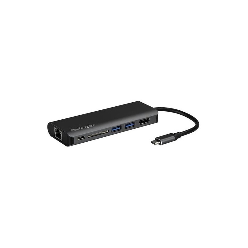 StarTech BASE DE CONEXIÓN USB-C A HDMI RJ-45 USB-A