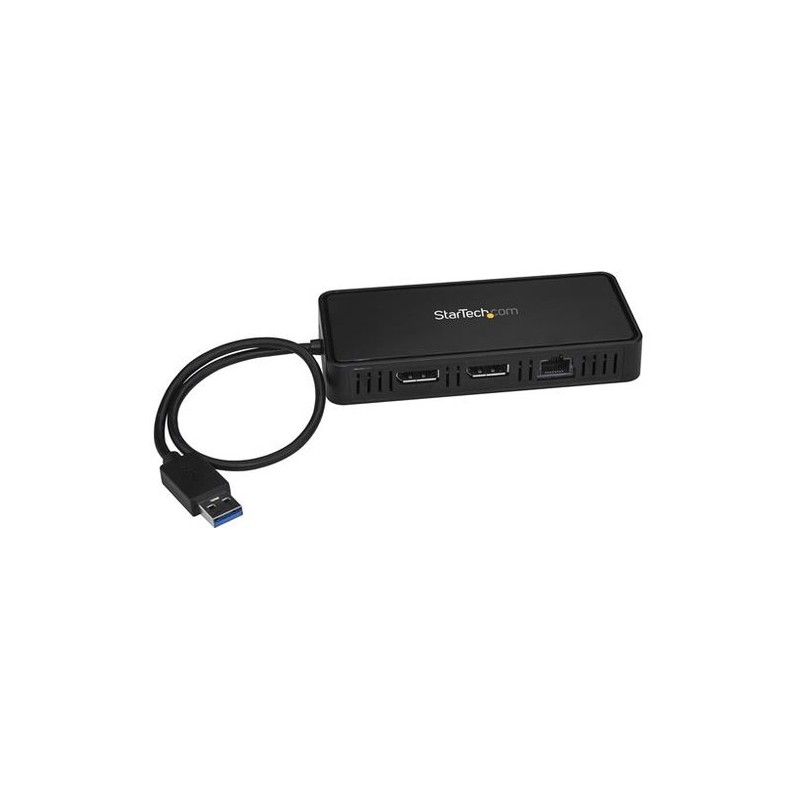 StarTech MINI BASE DE CONEXIÓN USB A DOBLE DISPLAYPORT 4K GBE USB 3.0