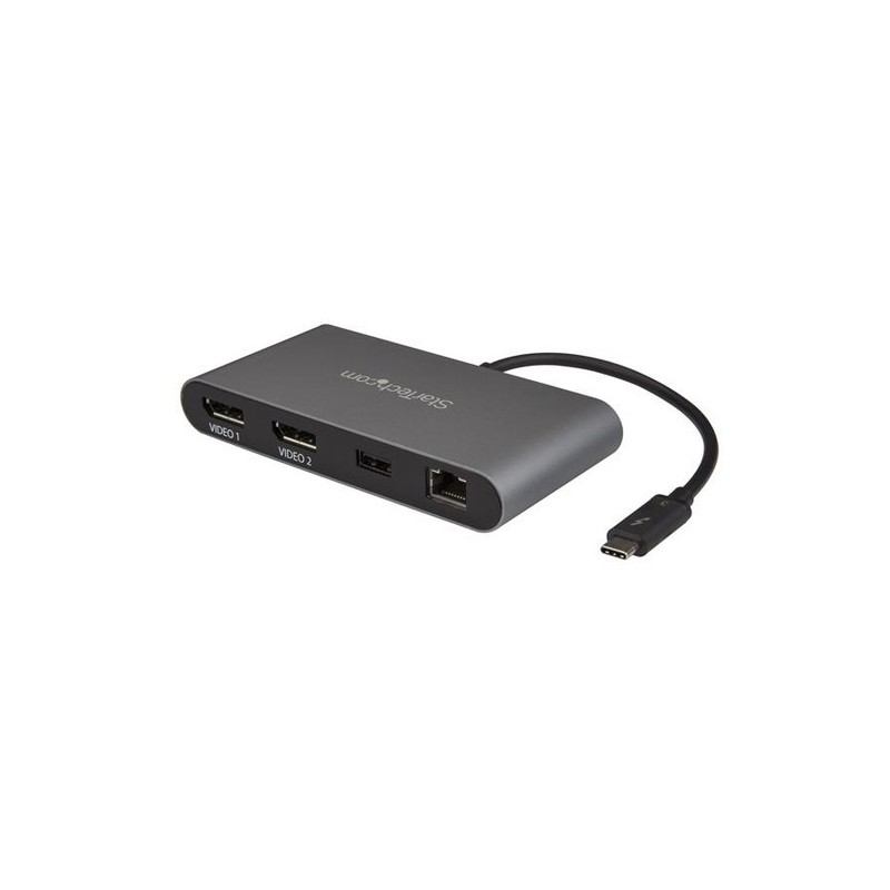 StarTech MINI BASE DE CONEXIÓN THUNDERBOLT 3 TO DISPLAYPORT RJ-45 USB